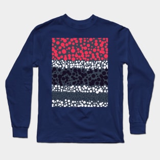 vintage retro dots design #2 Long Sleeve T-Shirt